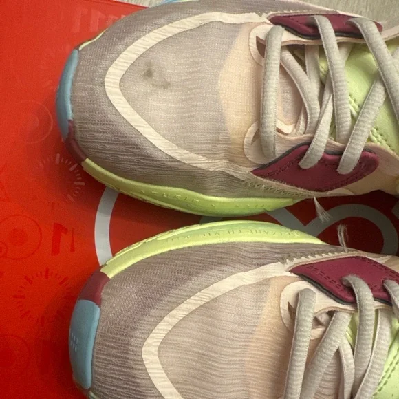 Nike Kyrie Infinity- Multicolor Athletic Sneakers - Pink, Yellow, Blue - Picture 6 of 10